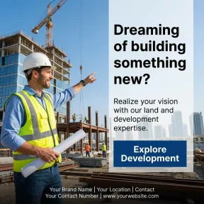 A social post Zoe designed for real estate